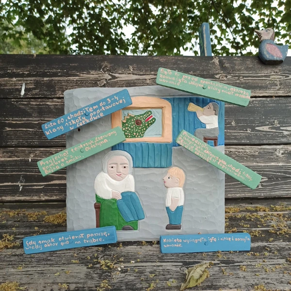 Opowieść o teatrze lalek - rzeźba artystyczna